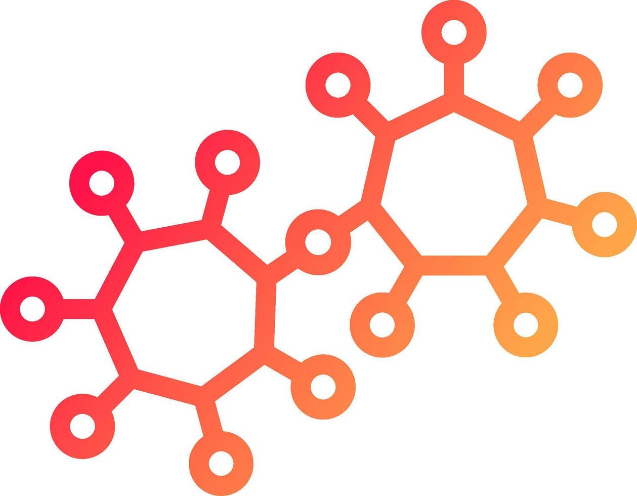 molécules Créatif icône conception vecteur