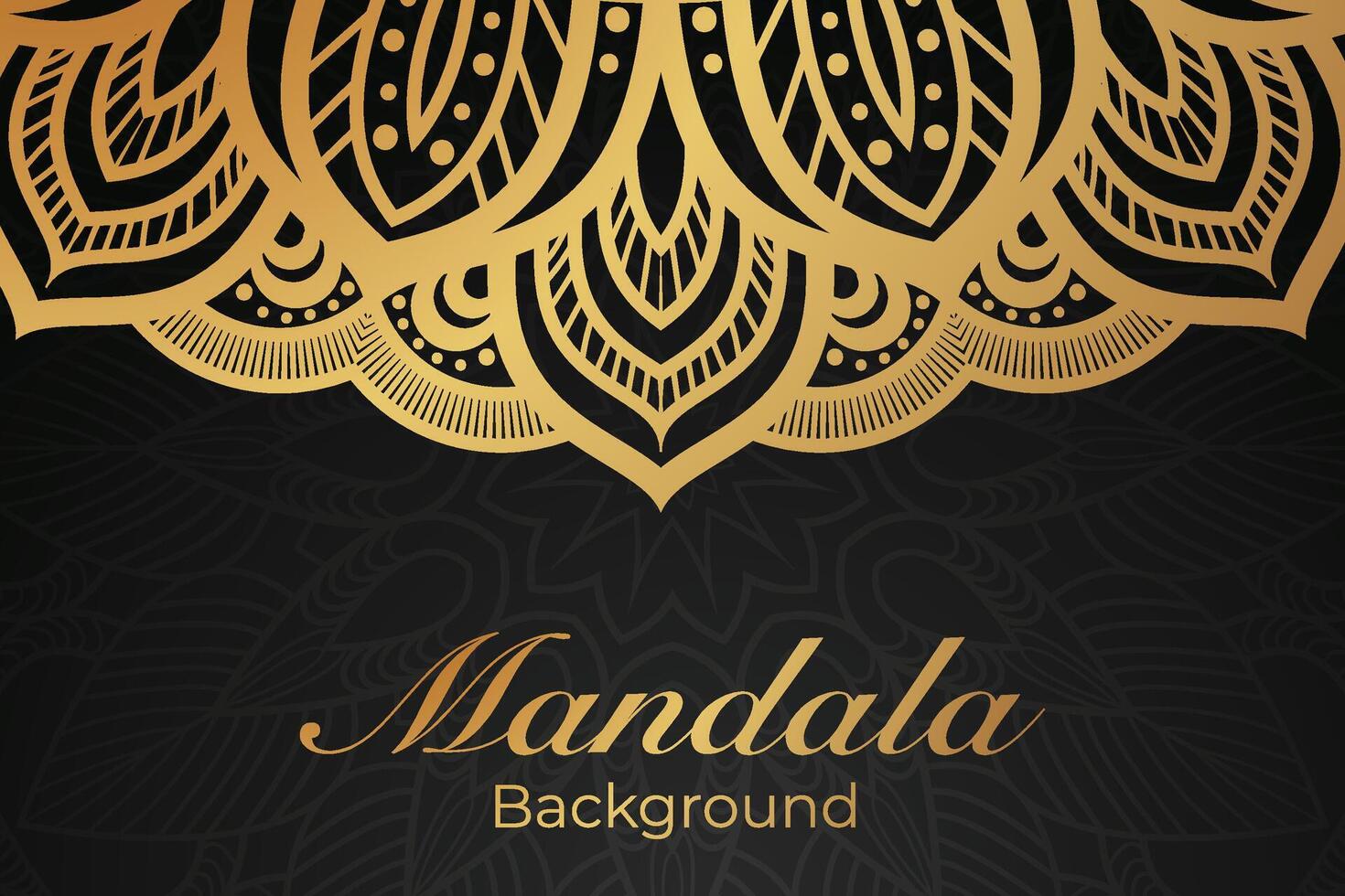 luxueux mandala modèle arrière-plan, luxe mandala invitation salutation carte conception, circulaire modèle vecteur conception,