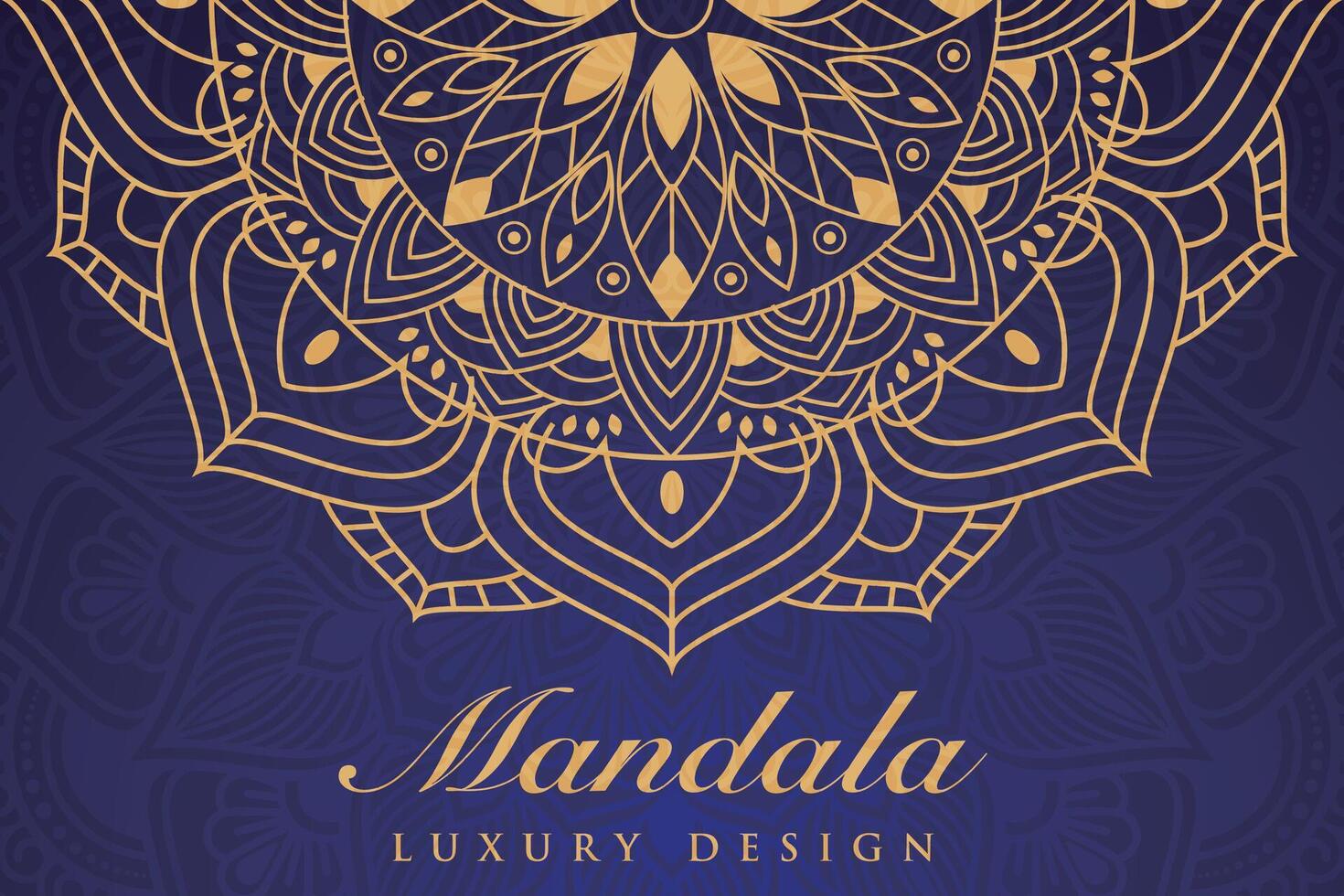 luxueux mandala modèle arrière-plan, luxe mandala invitation salutation carte conception, circulaire modèle vecteur conception,