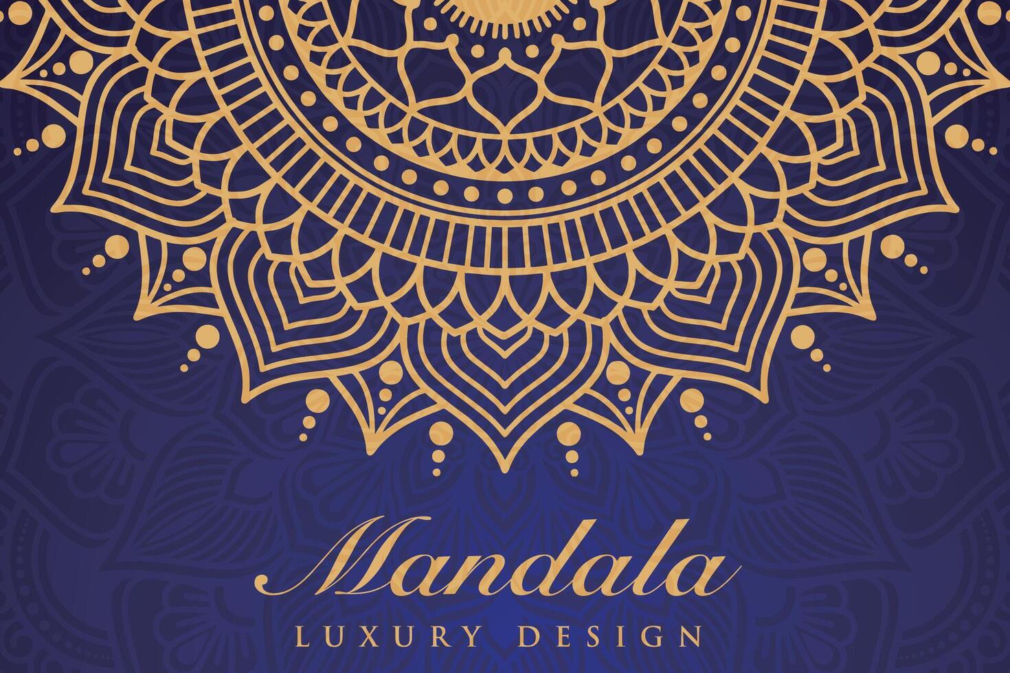 luxueux mandala modèle arrière-plan, luxe mandala invitation salutation carte conception, circulaire modèle vecteur conception,