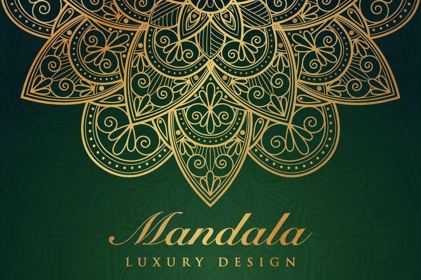 luxueux mandala modèle arrière-plan, luxe mandala invitation salutation carte conception, circulaire modèle vecteur conception,