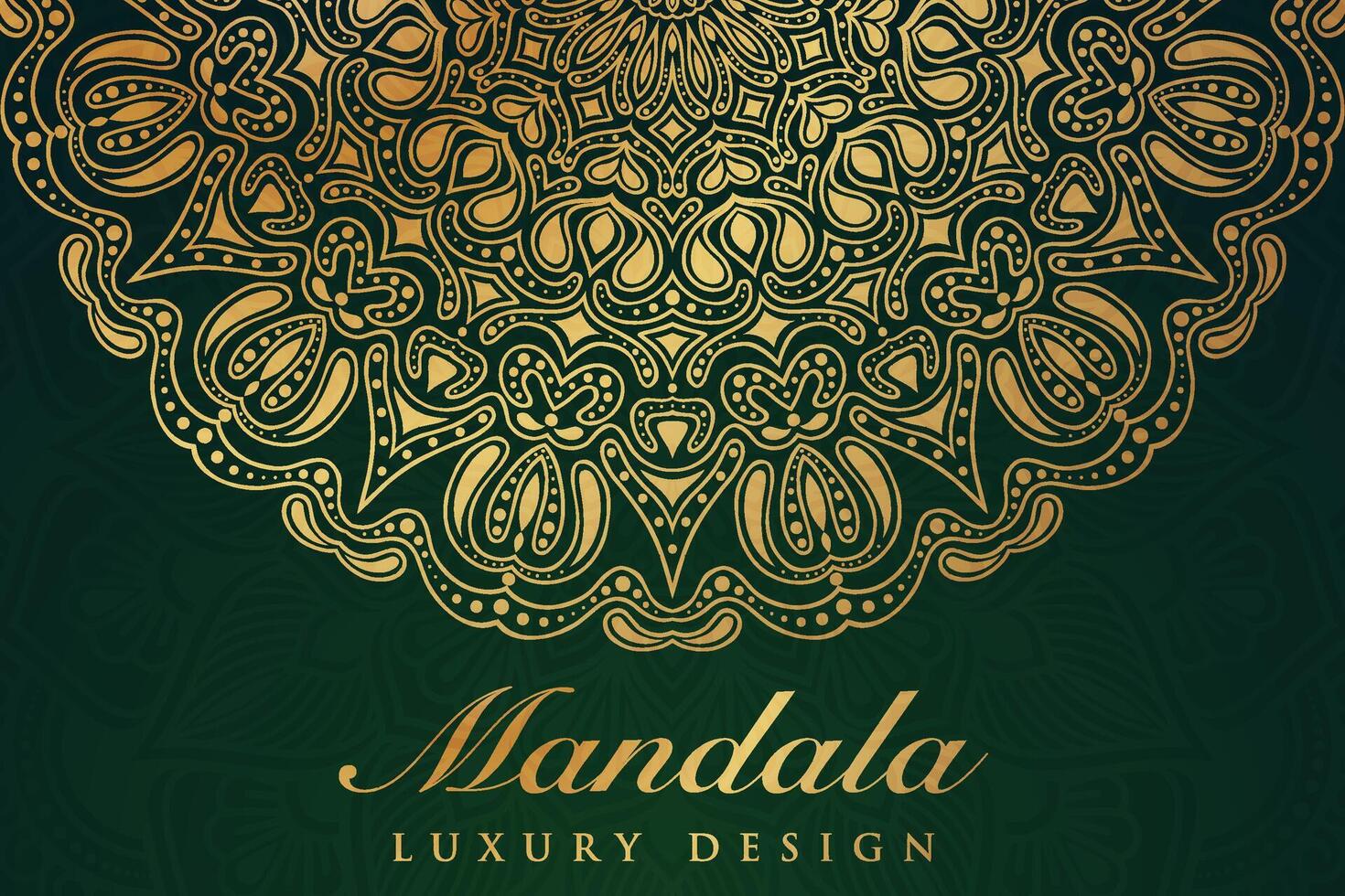 luxueux mandala modèle arrière-plan, luxe mandala invitation salutation carte conception, circulaire modèle vecteur conception,