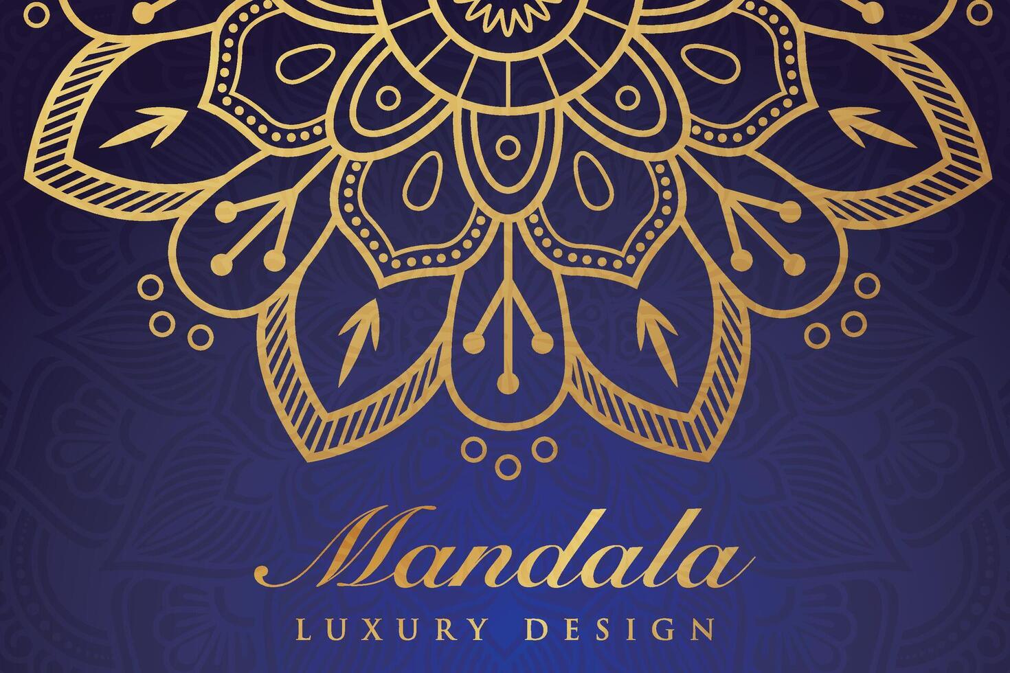 luxueux mandala modèle arrière-plan, luxe mandala invitation salutation carte conception, circulaire modèle vecteur conception,