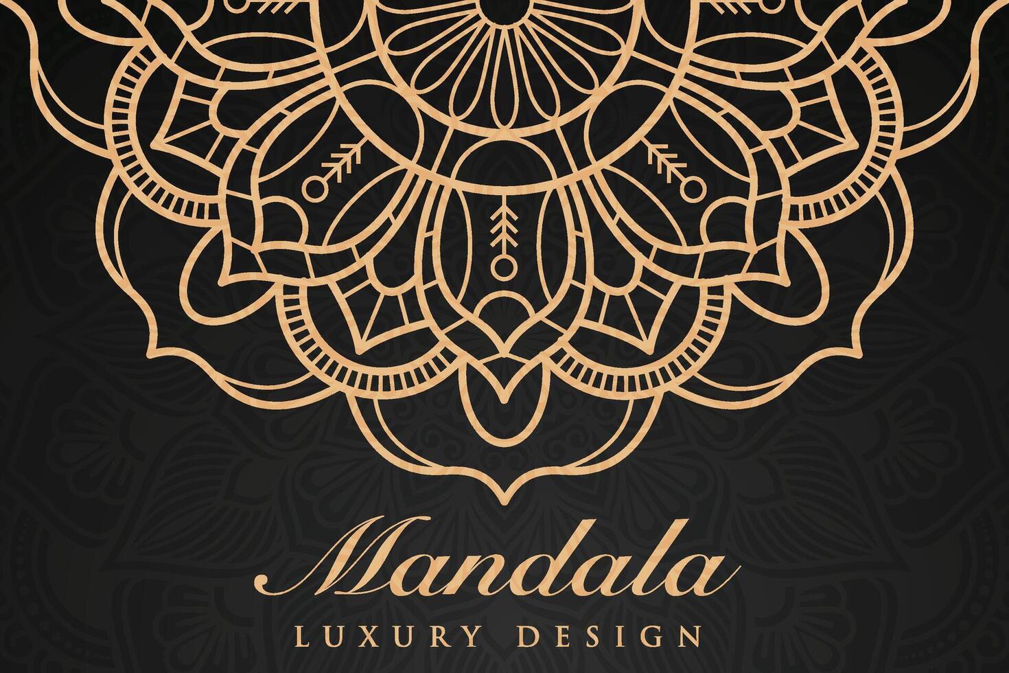 luxueux mandala modèle arrière-plan, luxe mandala invitation salutation carte conception, circulaire modèle vecteur conception,