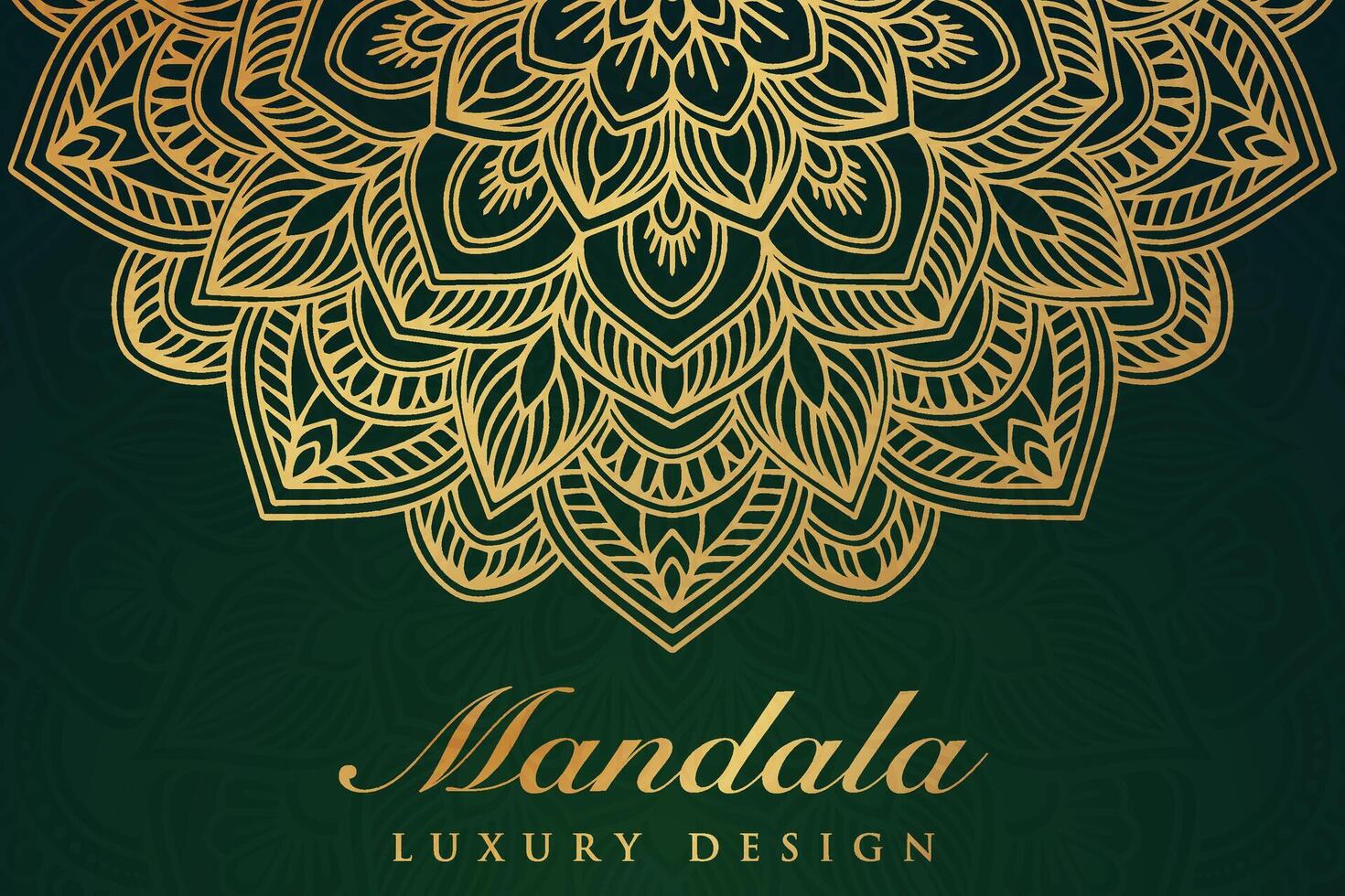 luxueux mandala modèle arrière-plan, luxe mandala invitation salutation carte conception, circulaire modèle vecteur conception,