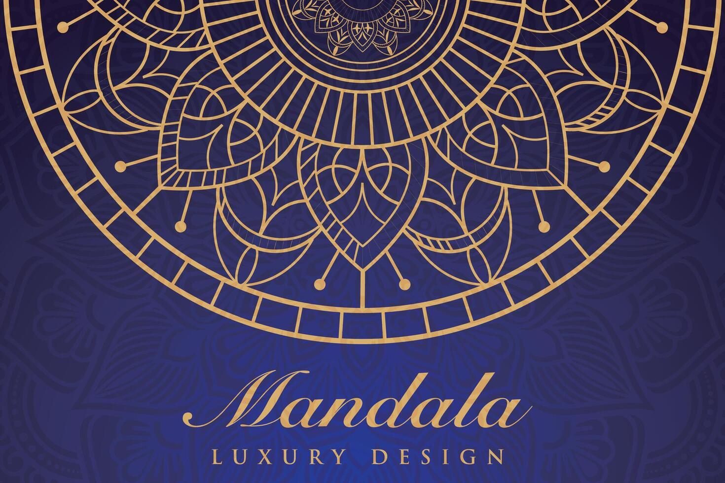 luxueux mandala modèle arrière-plan, luxe mandala invitation salutation carte conception, circulaire modèle vecteur conception,