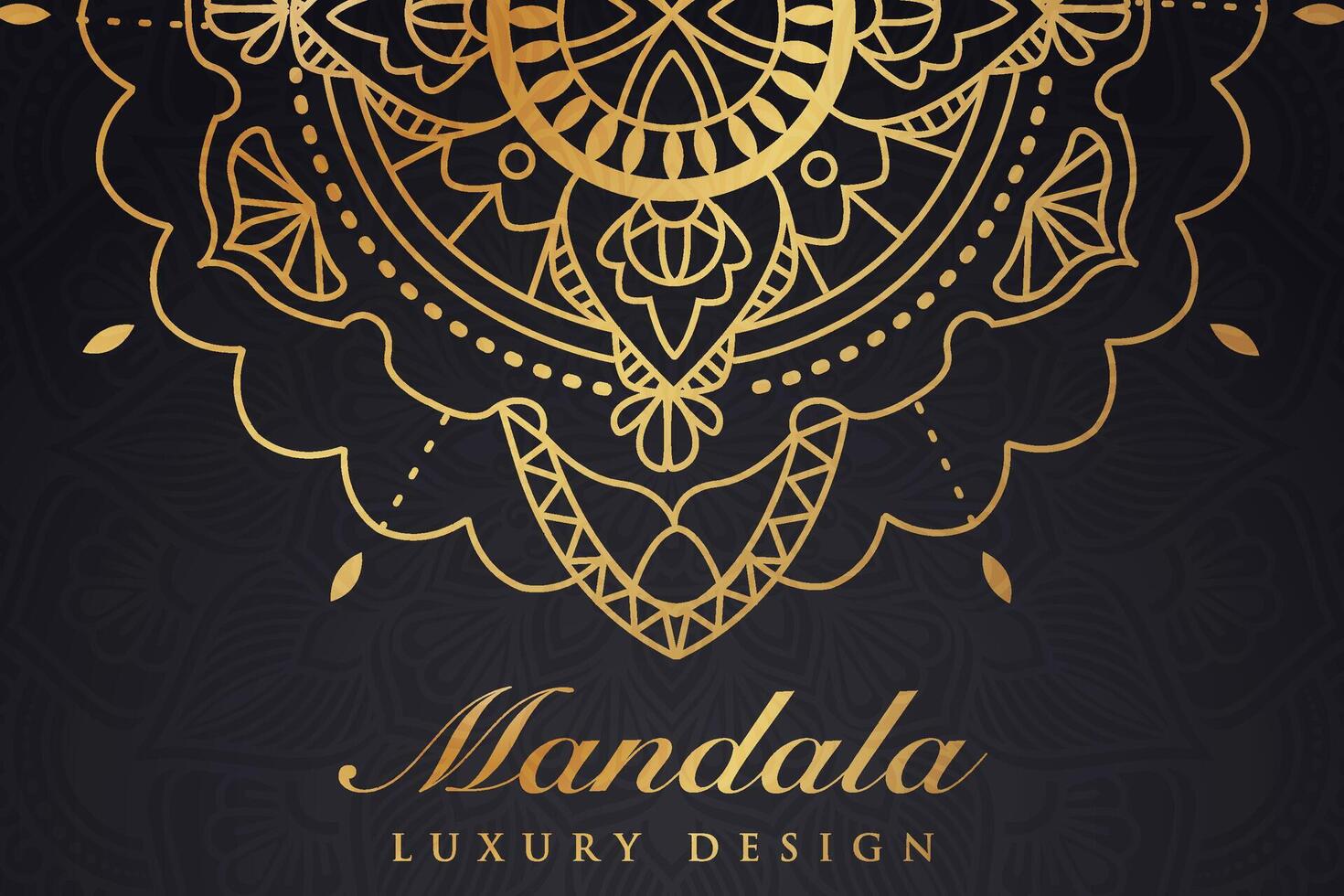 luxueux mandala modèle arrière-plan, luxe mandala invitation salutation carte conception, circulaire modèle vecteur conception,