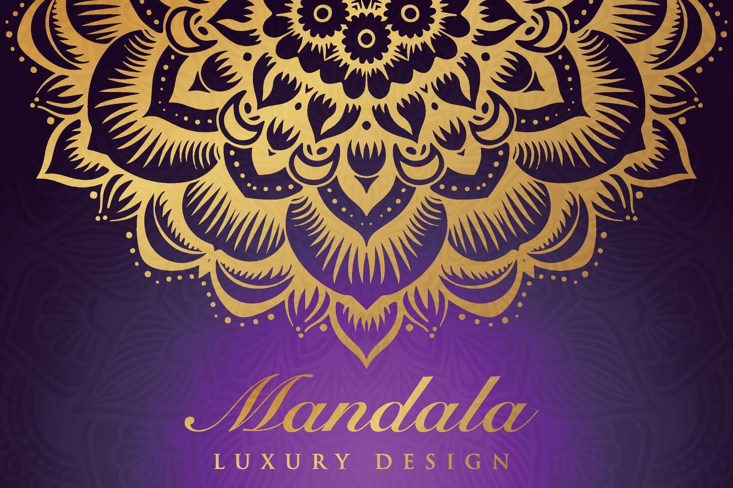 luxueux mandala modèle arrière-plan, luxe mandala invitation salutation carte conception, circulaire modèle vecteur conception,