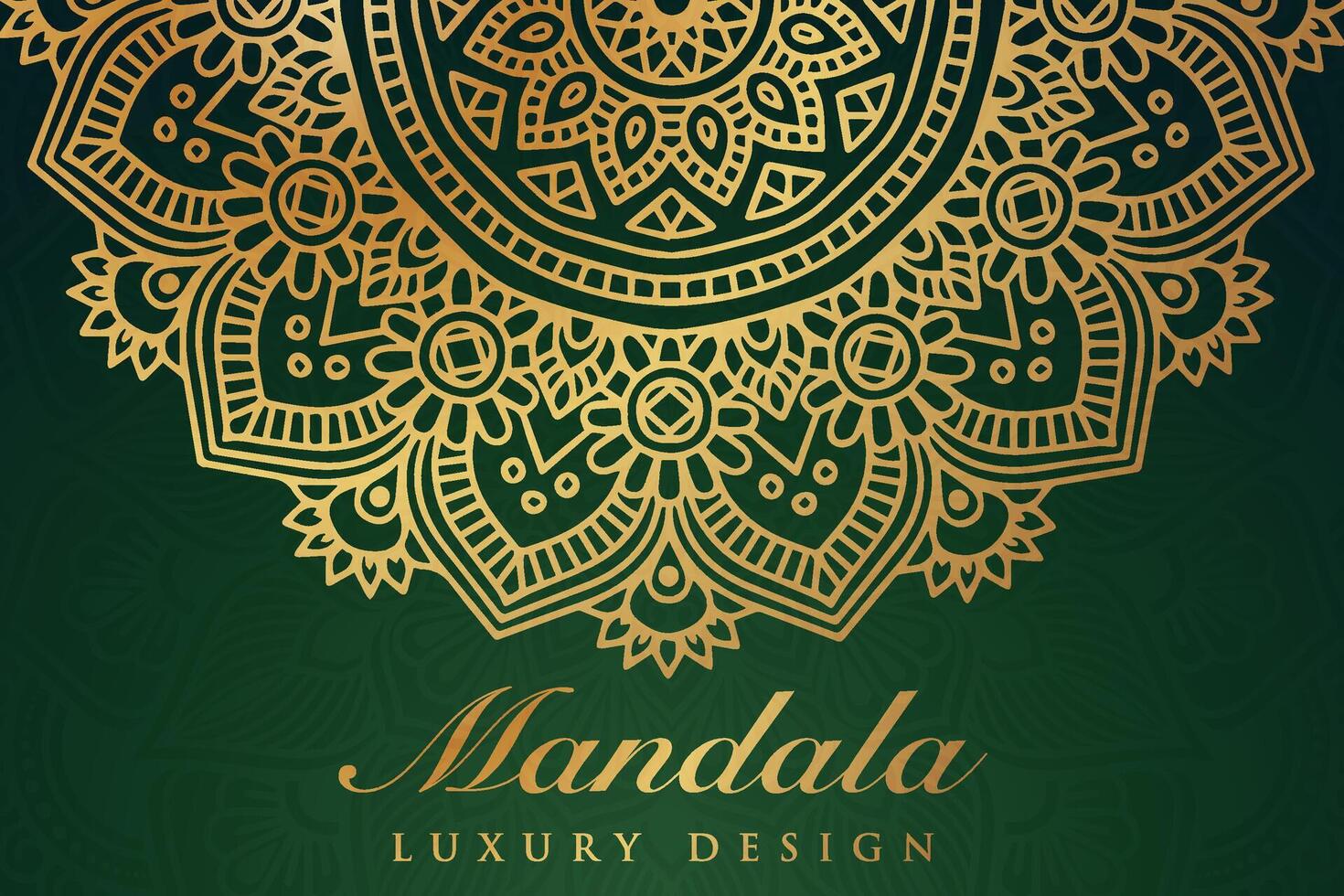 luxueux mandala modèle arrière-plan, luxe mandala invitation salutation carte conception, circulaire modèle vecteur conception,