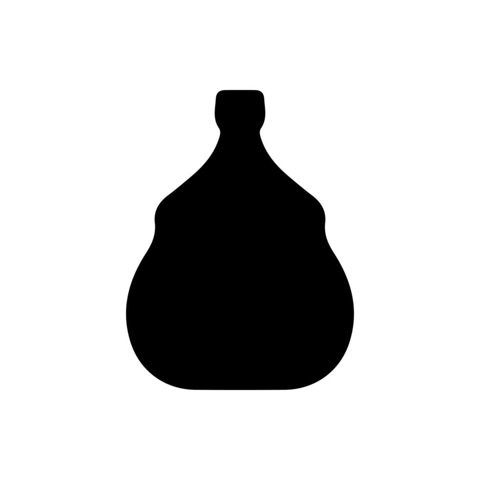 condiment bouteille silhouette icône conception vecteur