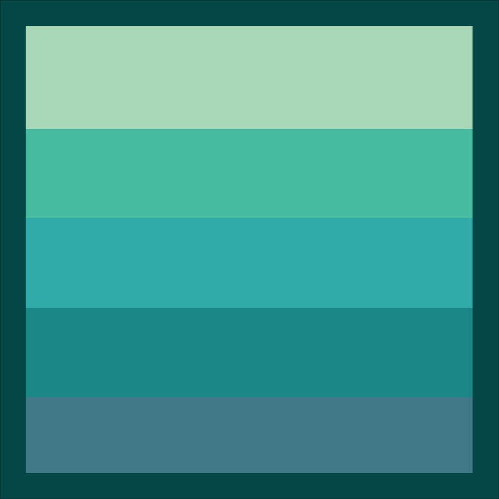 une vert et bleu Couleur palette avec une carré forme vecteur