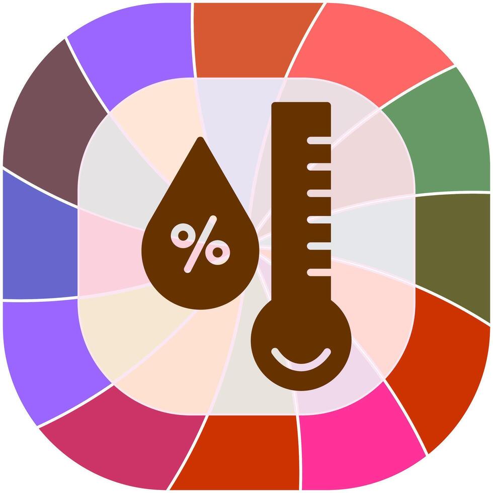 icône de vecteur d'humidité