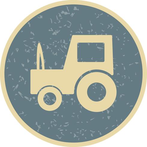 Icône de tracteur de vecteur