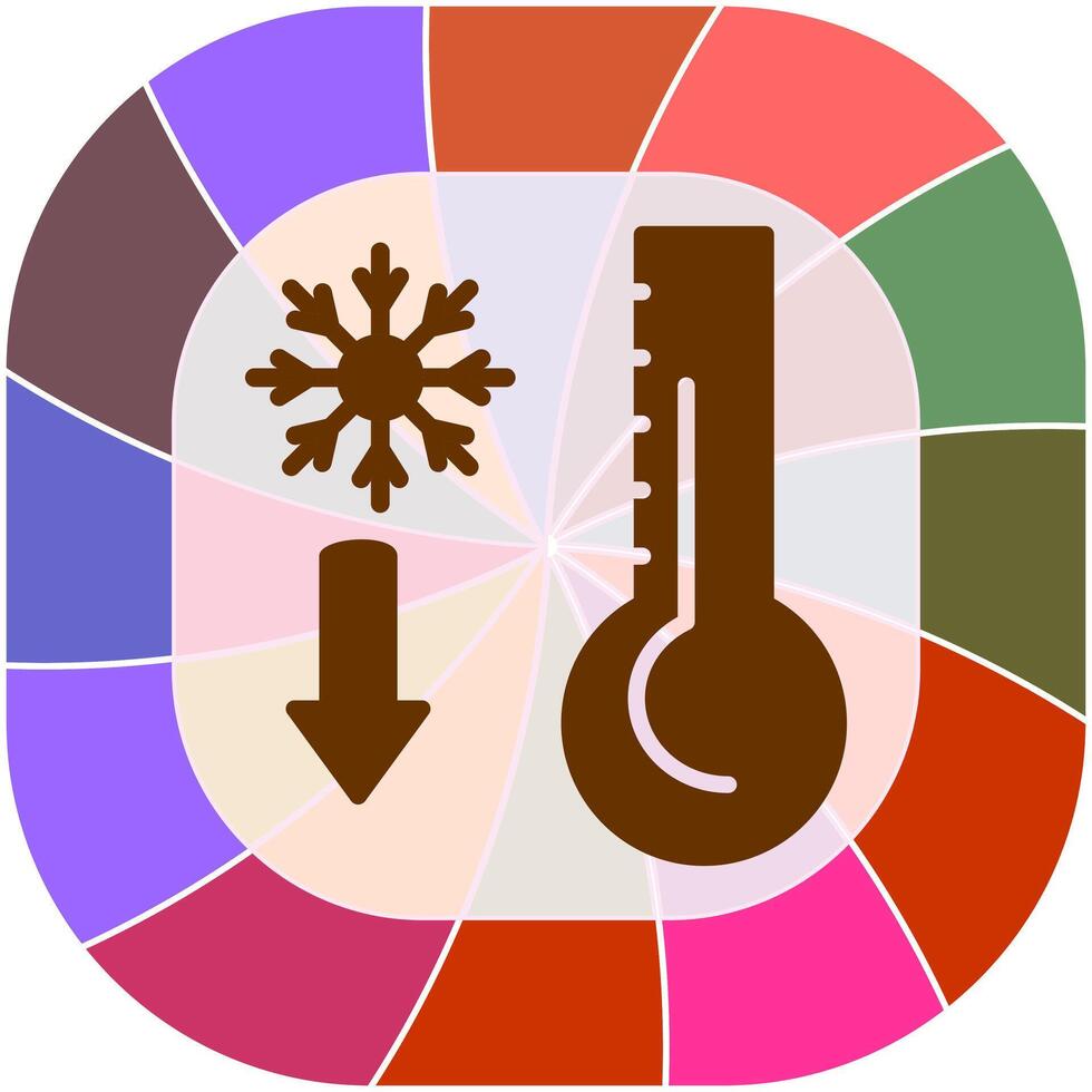 icône de vecteur de thermomètre