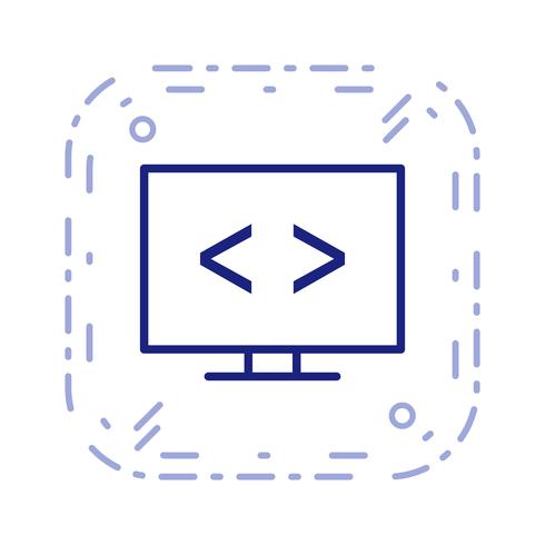 Icône d&#39;optimisation de code vectoriel