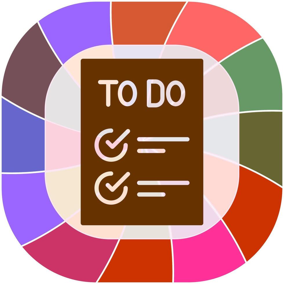aujourd'hui à l'icône de vecteur de liste de contrôle terminée