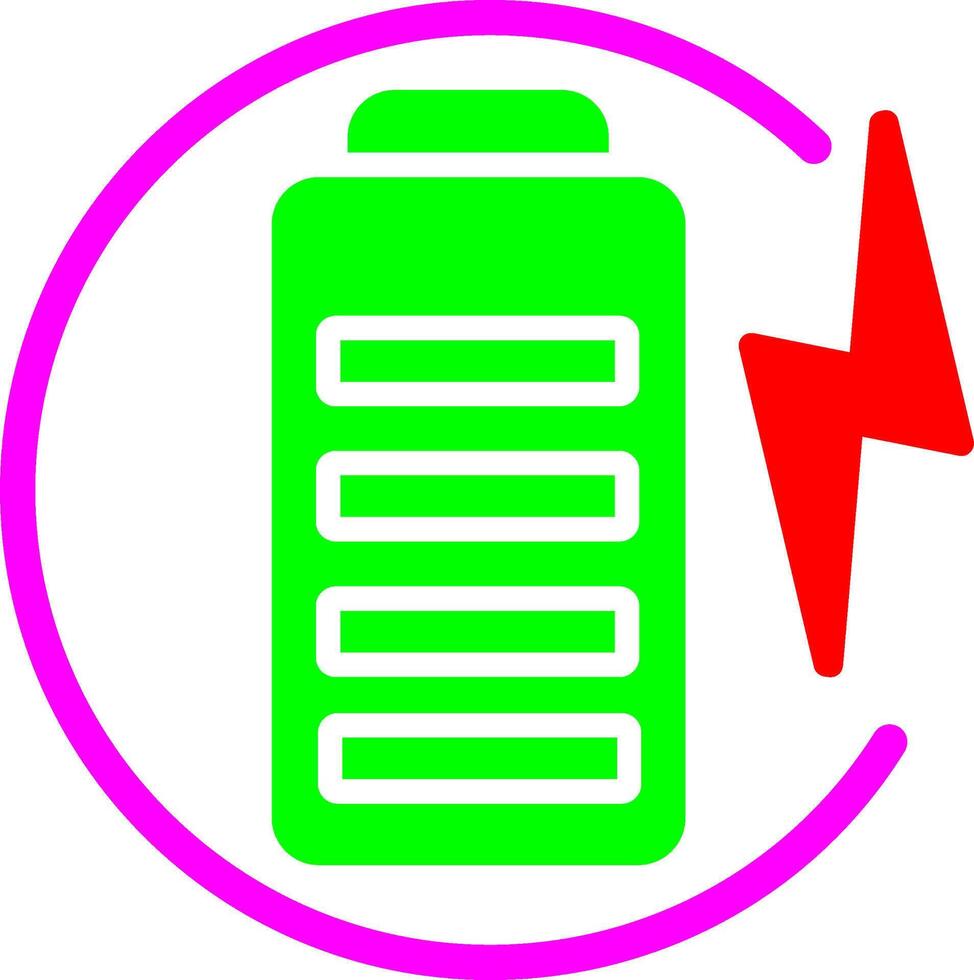 charge batterie vecteur icône