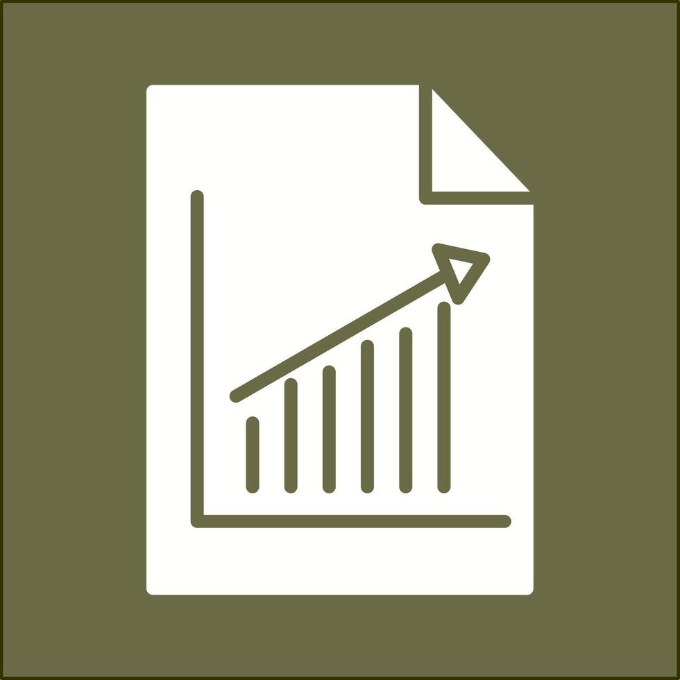 icône de vecteur graphique de rapport