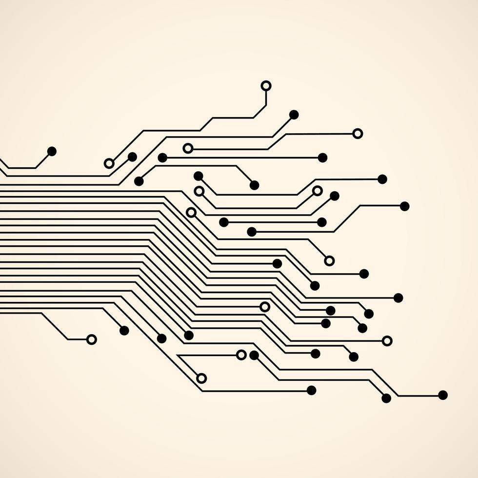fond de circuit abstrait vecteur