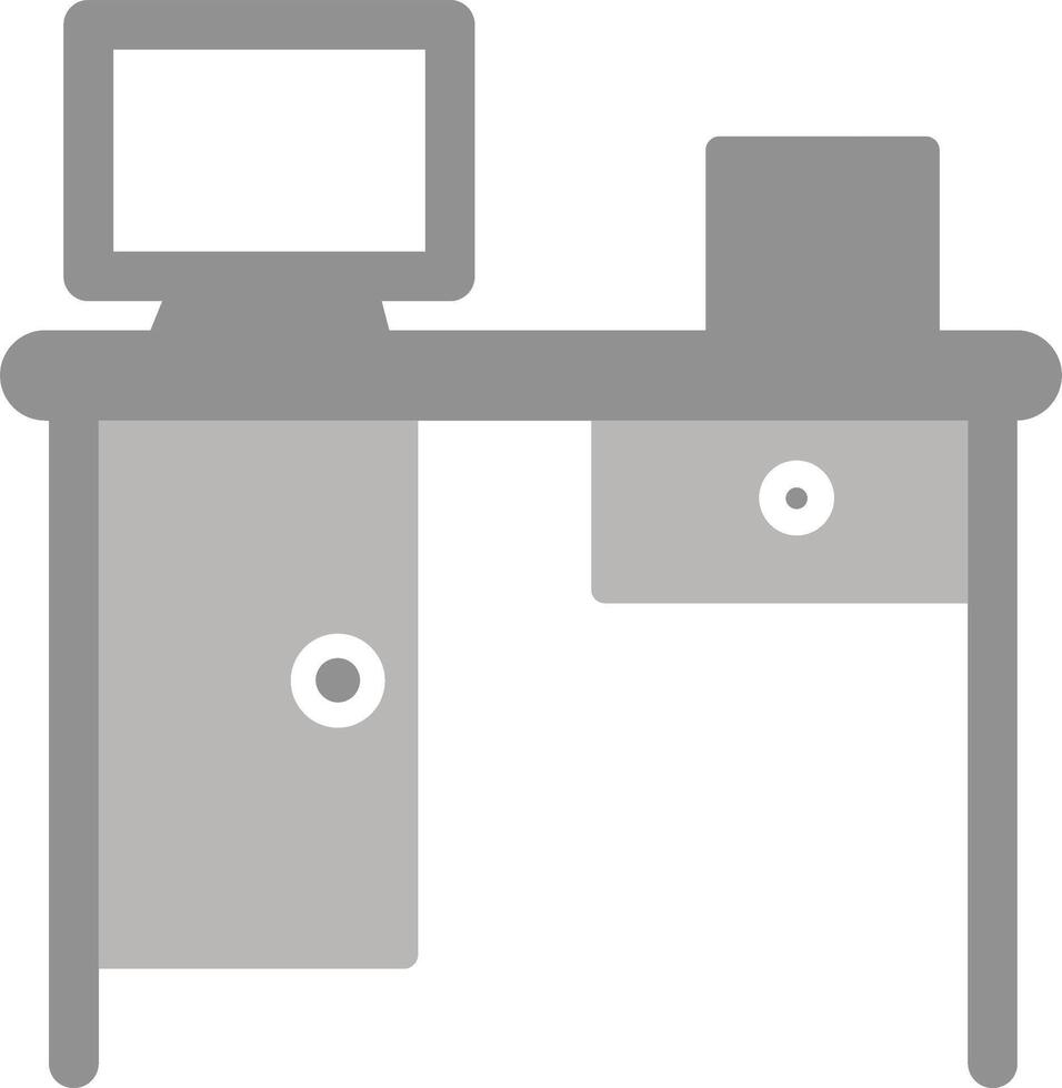 icône de vecteur de table de travail