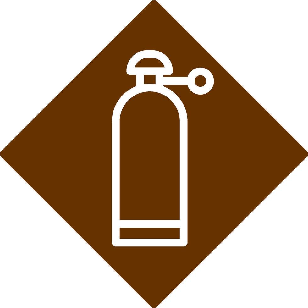 icône de vecteur de cylindre sous pression