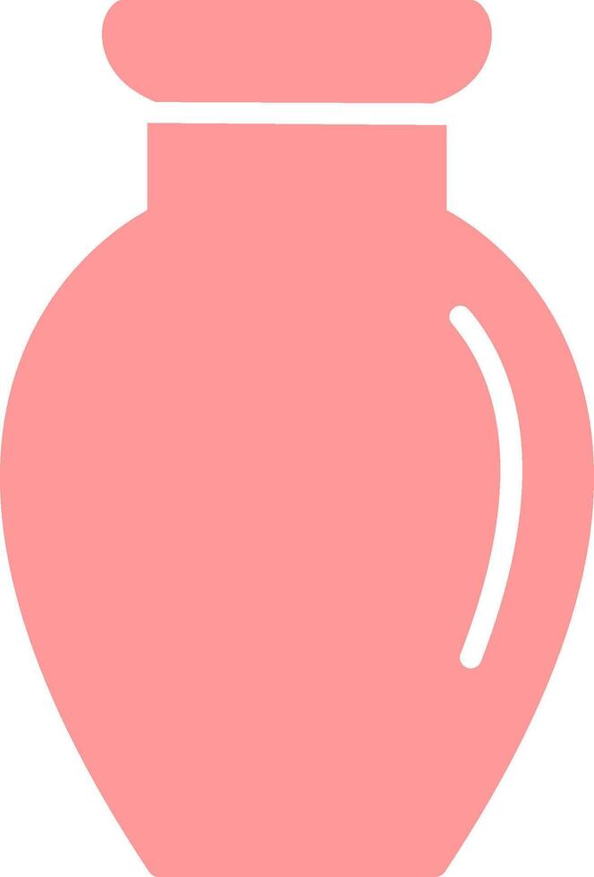 icône de vecteur d'exposition de vase