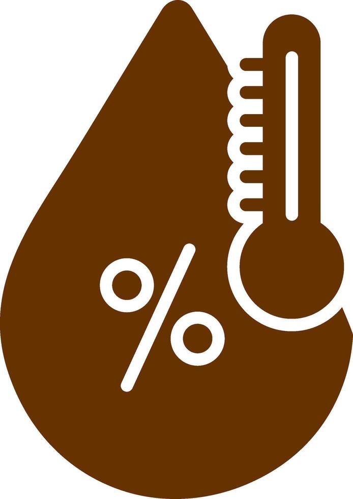 icône de vecteur d'humidité