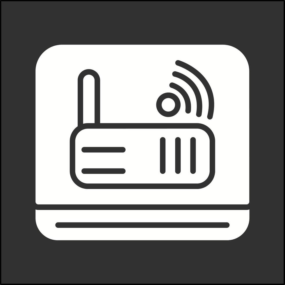 icône de vecteur de modem