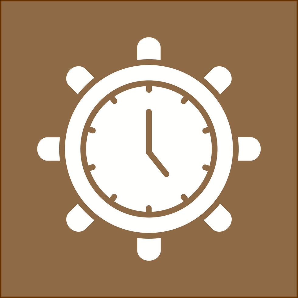 icône de vecteur de paramètres de temps