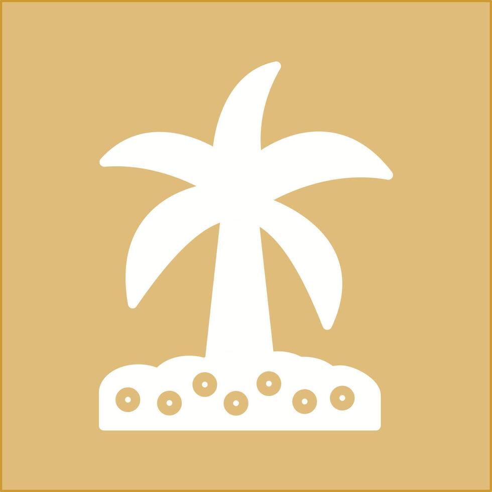 icône de vecteur de cocotiers