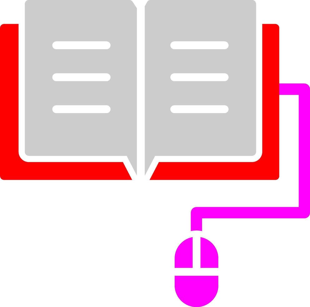 icône de vecteur de cours en ligne