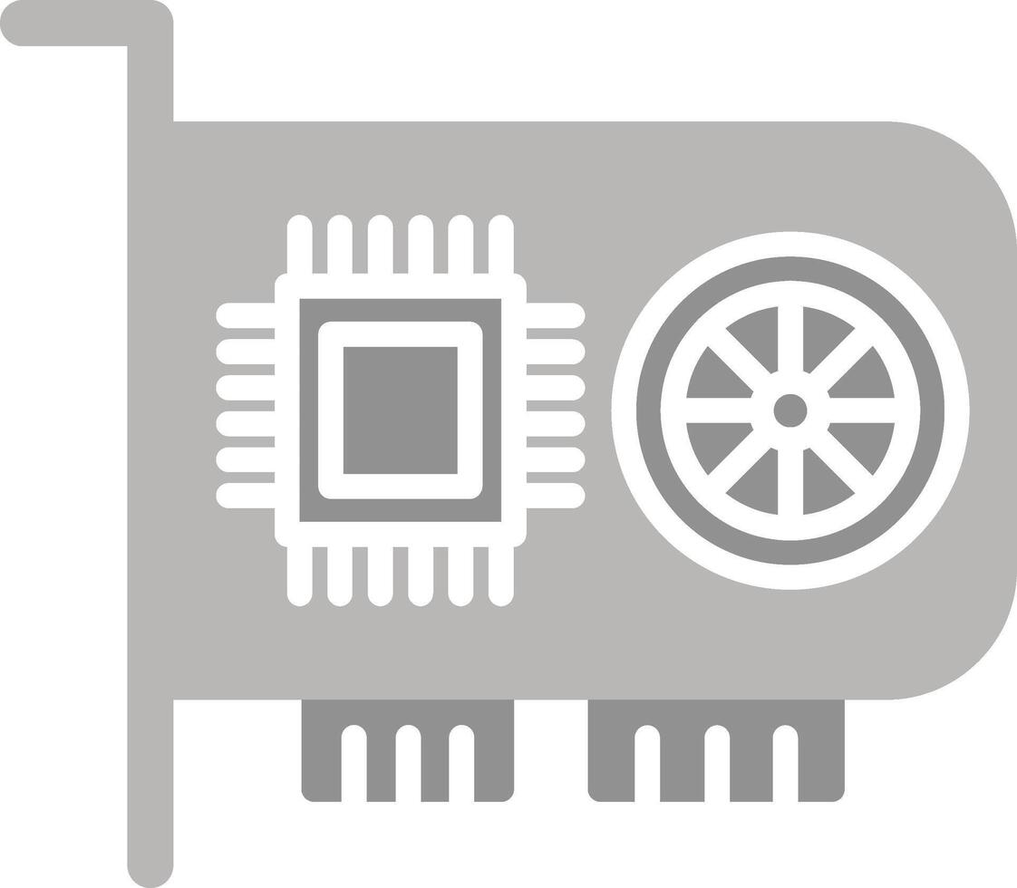 icône de vecteur gpu