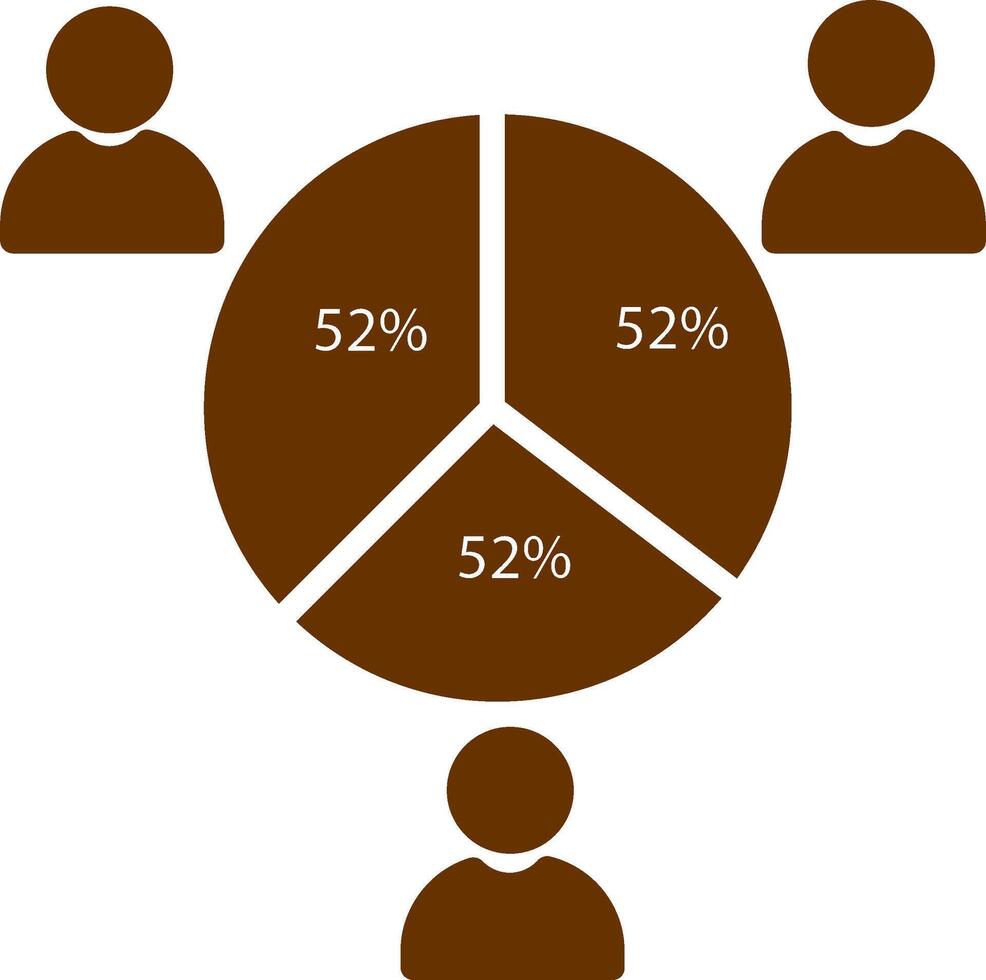 icône de vecteur de statistiques de candidat