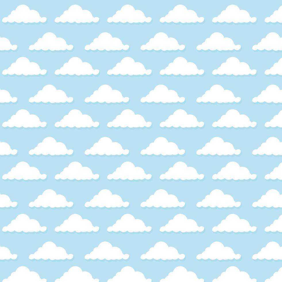 illustration vectorielle du modèle de nuages vecteur