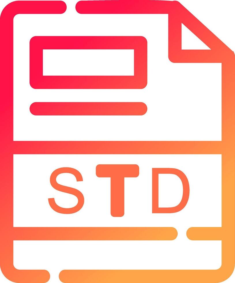 std Créatif icône conception vecteur
