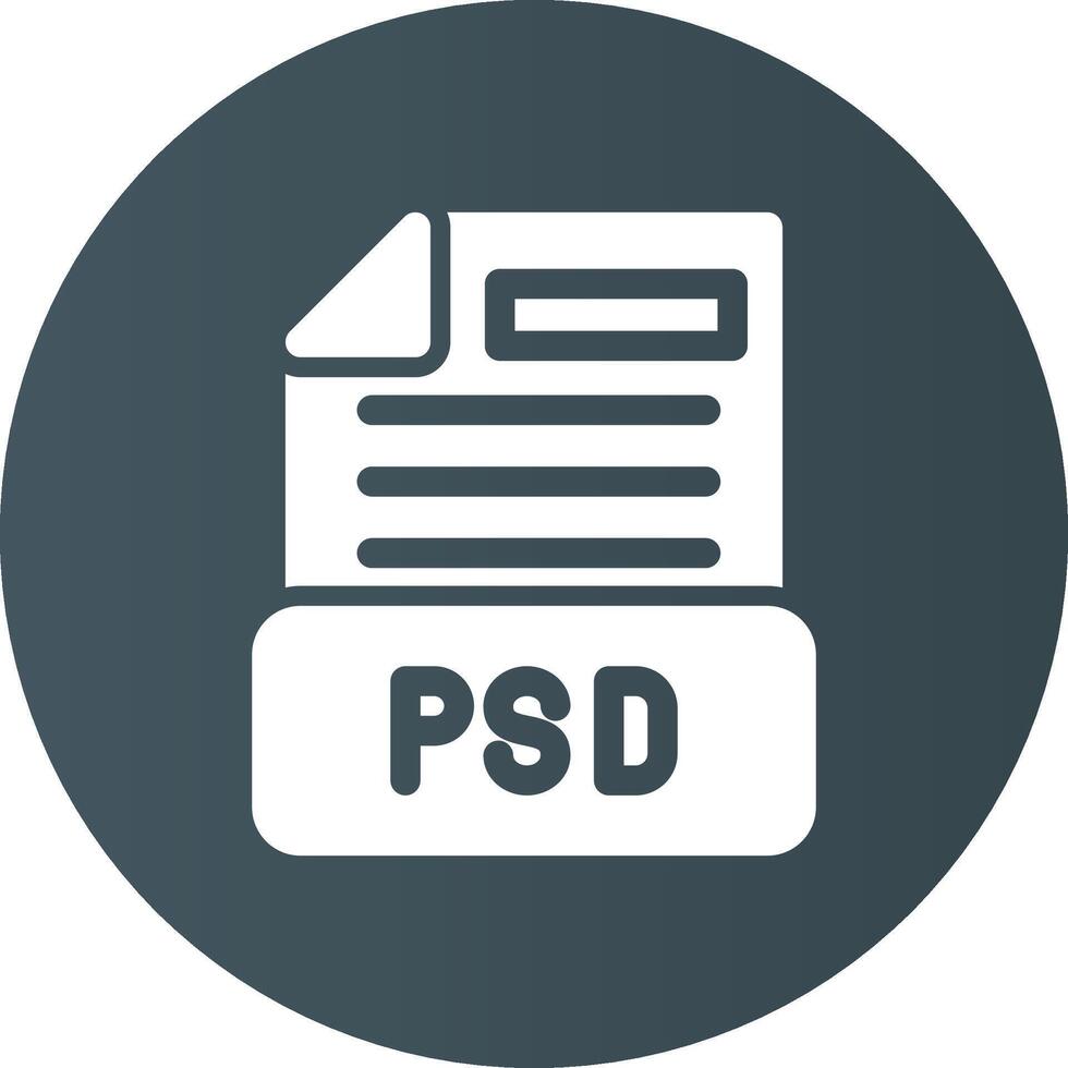 conception d'icône créative de fichier psd vecteur