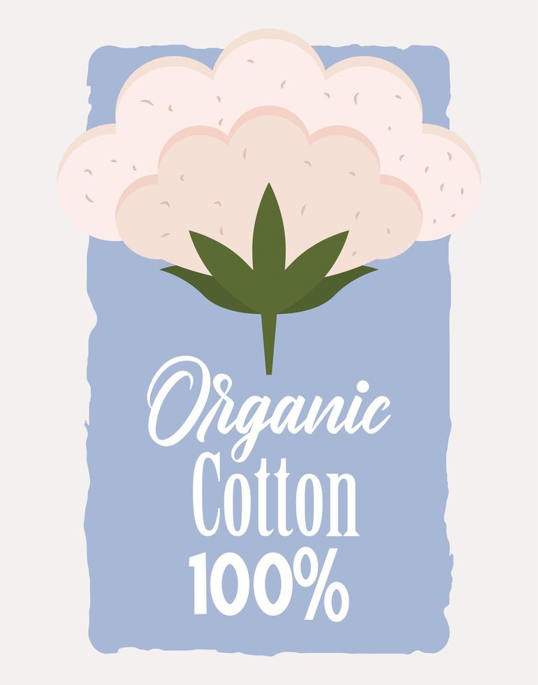 coton bio naturel vecteur