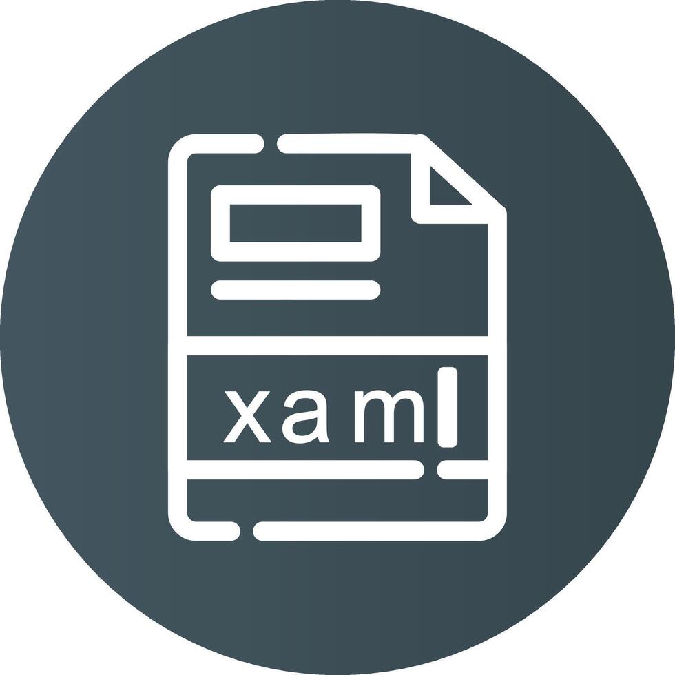 xaml Créatif icône conception vecteur