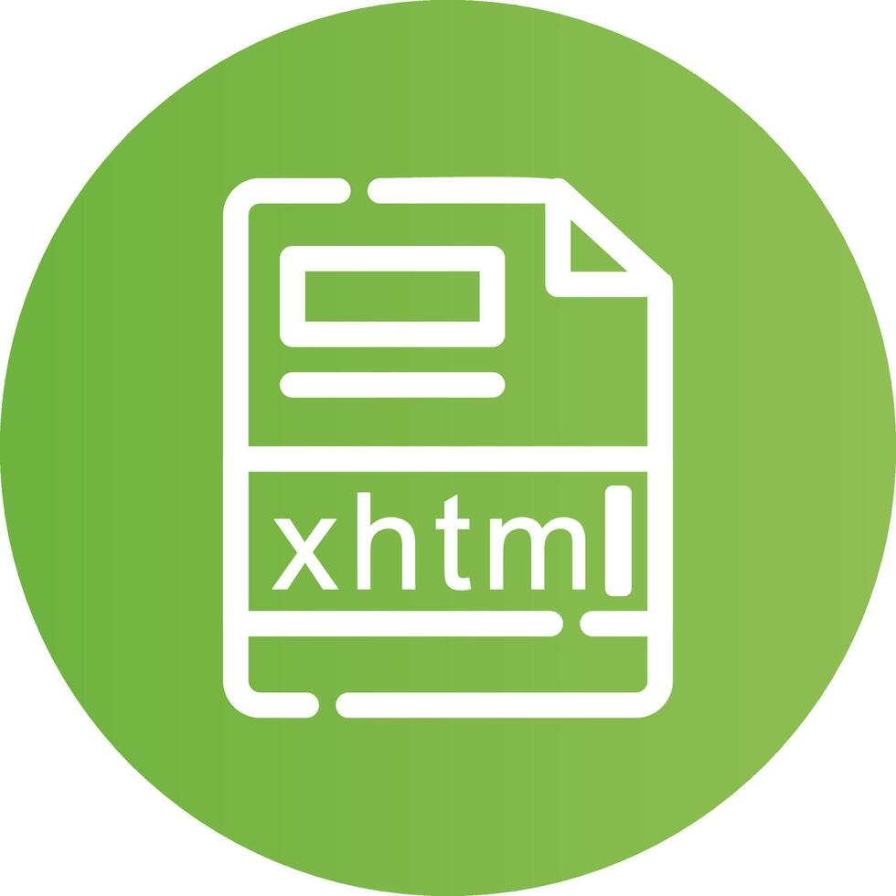 xhtml Créatif icône conception vecteur