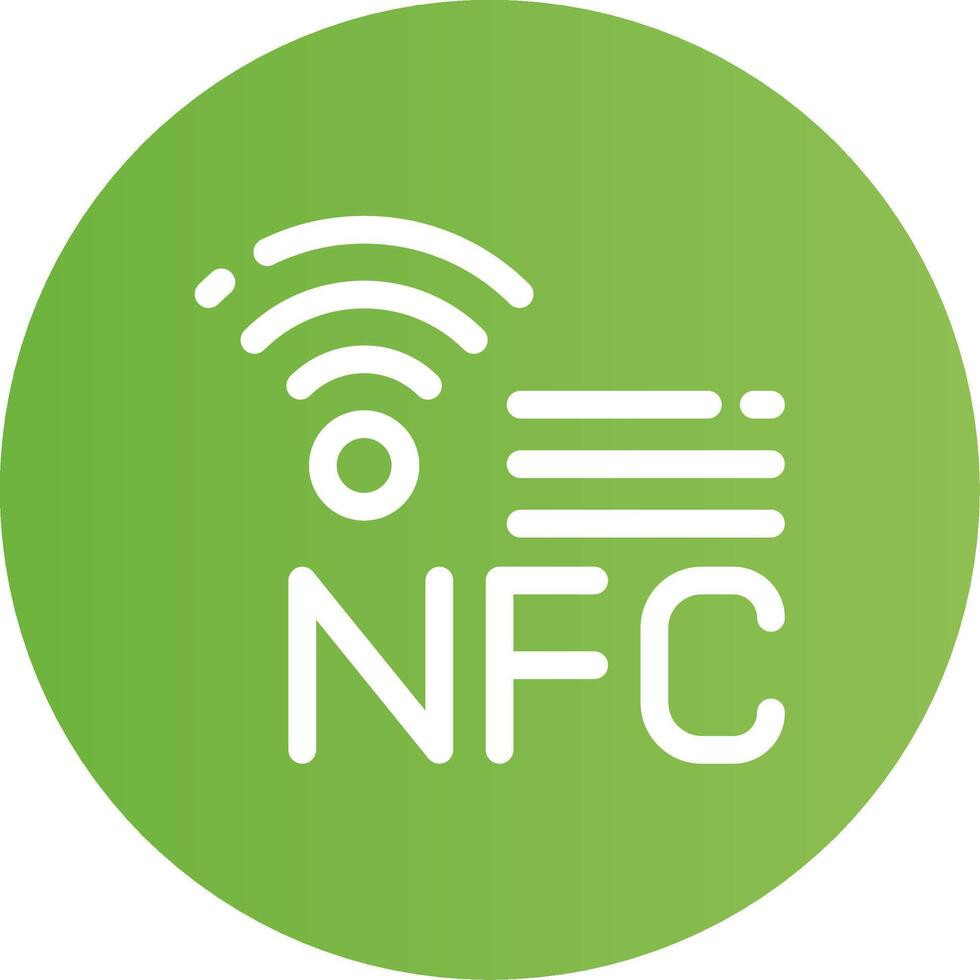 nfc Créatif icône conception vecteur