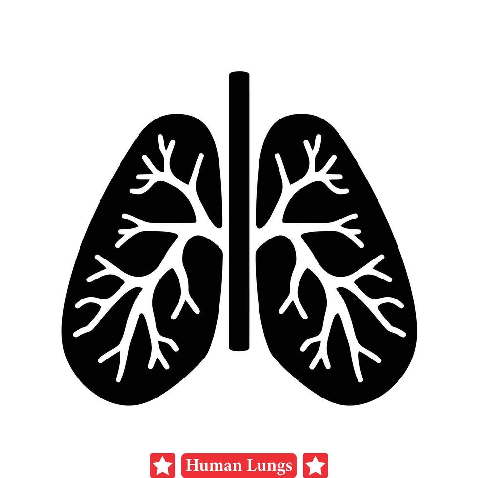 professionnel Humain poumons diagrammes ensemble adapté pour soins de santé La publicité campagnes vecteur