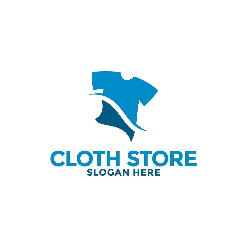 Vêtements boutique logo conception inspiration. tissu magasin logo vecteur modèle