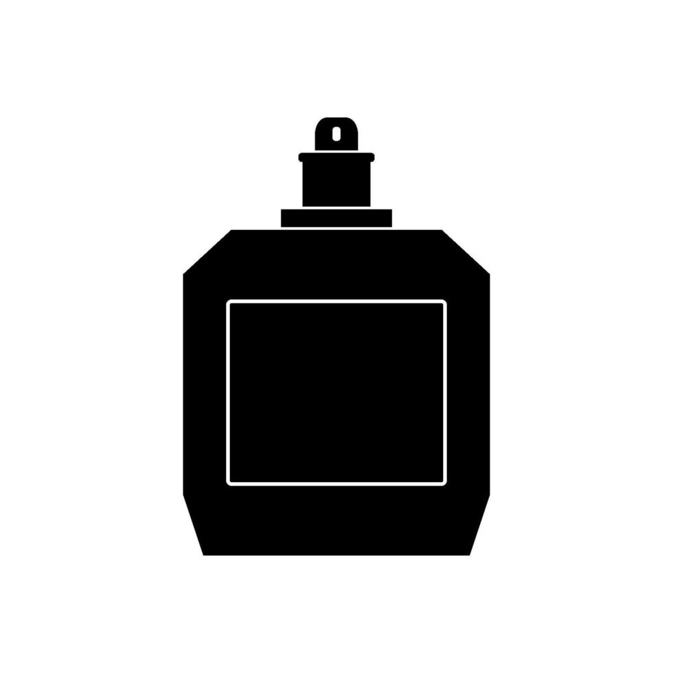 parfum bouteille illustré sur blanc Contexte vecteur