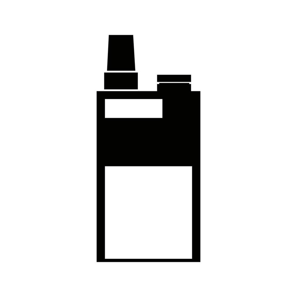 électrique cigarette illustré sur blanc Contexte vecteur