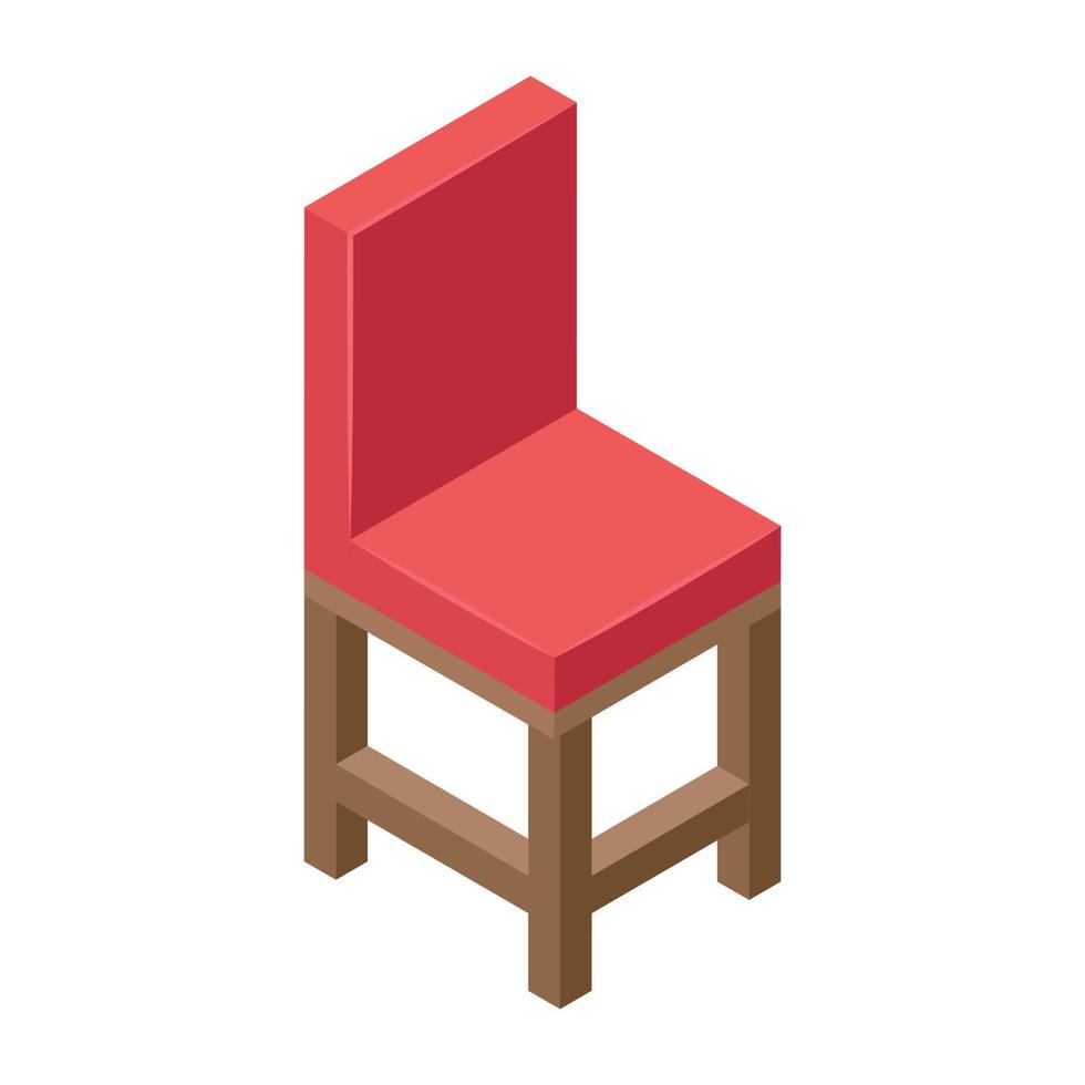 concepts de chaise à la mode vecteur