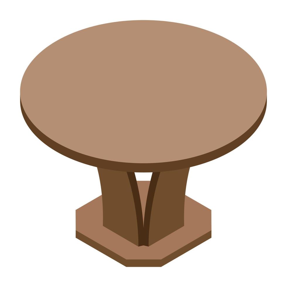 concepts de table à la mode vecteur