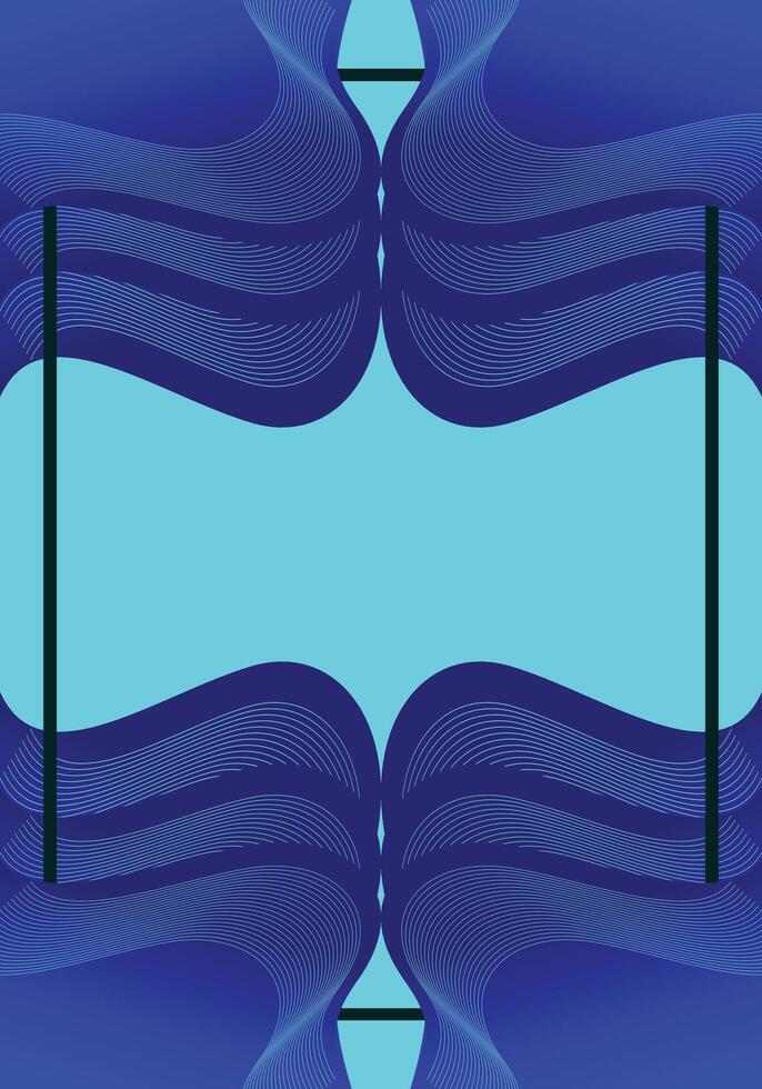 abstrait vague bleu verticale Contexte vecteur