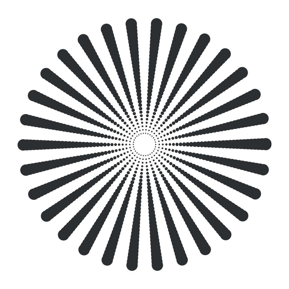 abstrait cercle à pois mandala illustration vecteur