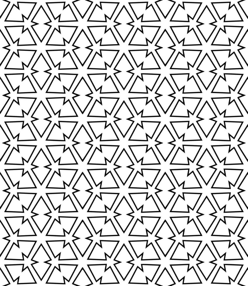 motif abstrait sans couture noir et blanc. arrière-plan et toile de fond. conception ornementale en niveaux de gris. vecteur