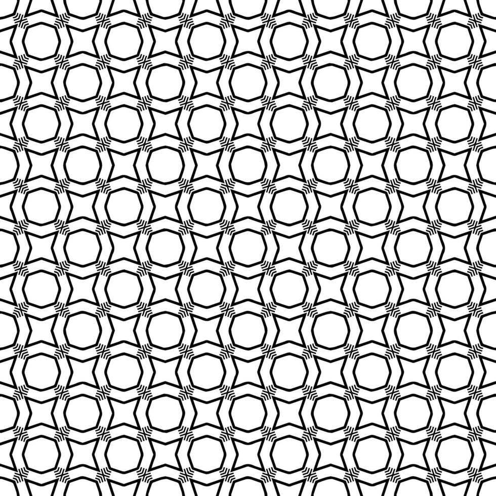 motif abstrait sans couture noir et blanc. arrière-plan et toile de fond. conception ornementale en niveaux de gris. vecteur